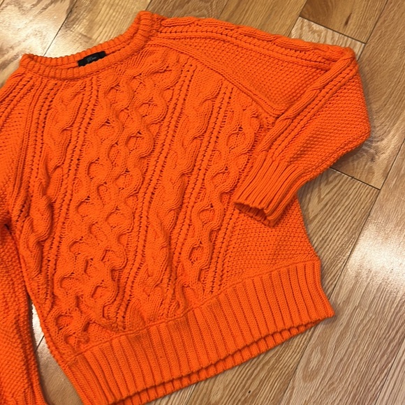 J. Crew cable knit sweater - Picture 2 of 6